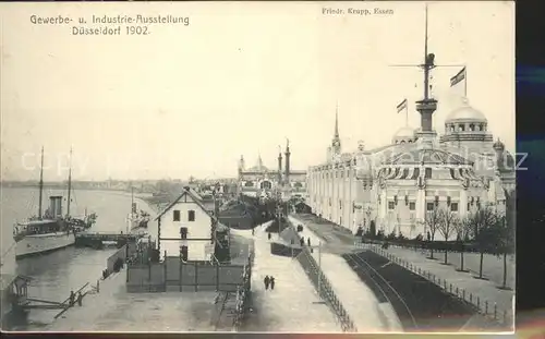 Ausstellung Industrie Gewerbe Kunst Duesseldorf 1902  Friedrich Krupp Pavillon Kat. Duesseldorf