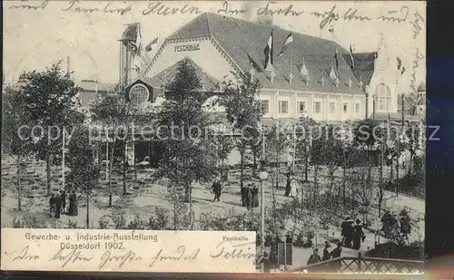 Ausstellung Industrie Gewerbe Kunst Duesseldorf 1902  Festhalle Kat. Duesseldorf