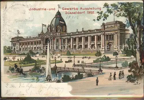 Ausstellung Industrie Gewerbe Kunst Duesseldorf 1902  Kunstpalast Kat. Duesseldorf