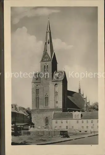 dg02443 Friedland Mecklenburg Kirche Kategorie. Friedland Alte Ansichtskarten