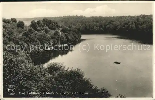 Bad Feldberg Mecklenburg Schmaler Luzin Kat. Feldberger Seenlandschaft