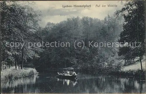 Lychen Bootsfahrt auf der Woblitz / Lychen /Uckermark LKR