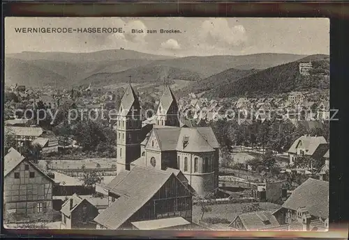 Wernigerode Hasserode Mit Blick auf den Brocken