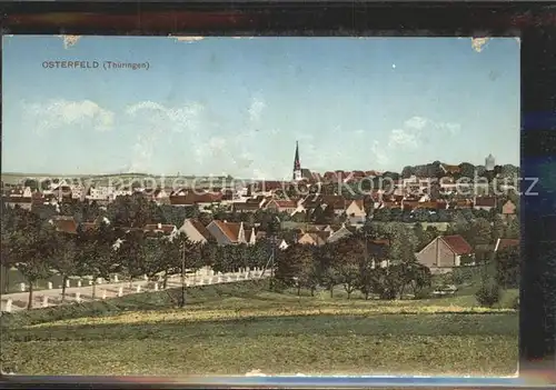 Osterfeld Thueringen Panorama Kat. Osterfeld Naumburg