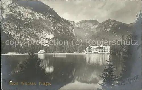 Pragser Wild See Hotel Wildsee Kat. Italien