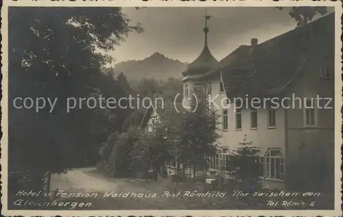 Steinsburg Hotel Pension Waldhaus