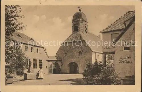 Ausstellung Baufach Leipzig 1913 Dorfkirche und Schule  Kat. Leipzig