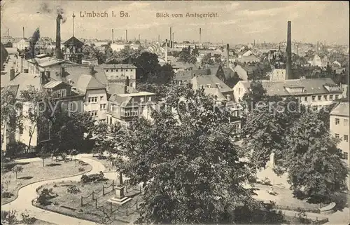 Limbach Sachsen Blick vom Amtsgericht