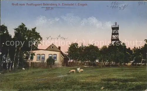 Einsiedel Erzgebirge Geiersberg Kat. Marienberg