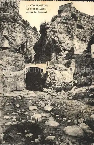Constantine Pont du Diable et Gorges du Rhummel Kat. Algerien