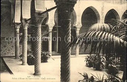Alger Algerien Palais d'Hiver du Gouverneur cour interieur / Algier Algerien /