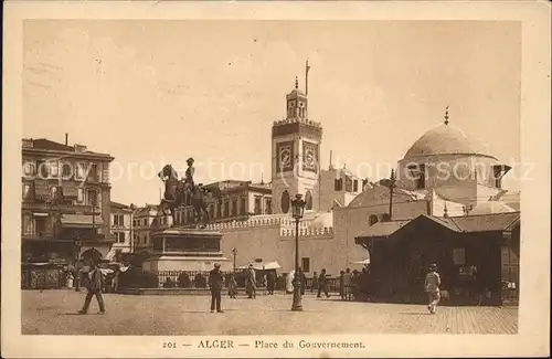 Alger Algerien Place du Gouvernement Statue Monument / Algier Algerien /