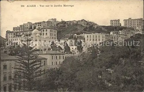 Alger Algerien Vue sur le Jardin Marengo / Algier Algerien /