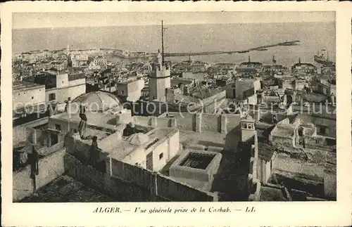 Alger Algerien Vue generale prise de la Casbah / Algier Algerien /