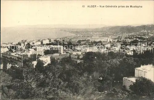 Alger Algerien Vue generale prise de Mustapha / Algier Algerien /