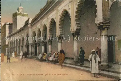 Alger Algerien Mosquee Djemaa Djedid Rue de la Marine / Algier Algerien /