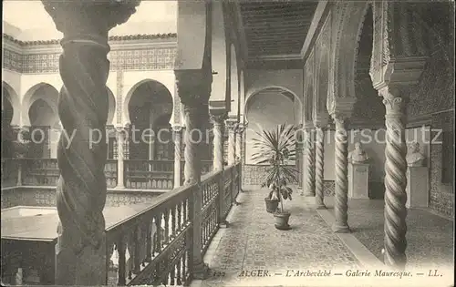 Alger Algerien Archeveche Galerie Mauresque / Algier Algerien /