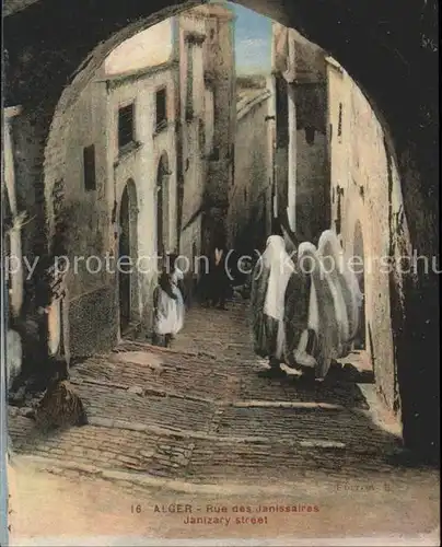 Alger Algerien Rue des Janissaires / Algier Algerien /