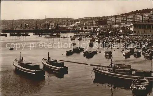 Alger Algerien Le Port et vue generale bateaux / Algier Algerien /