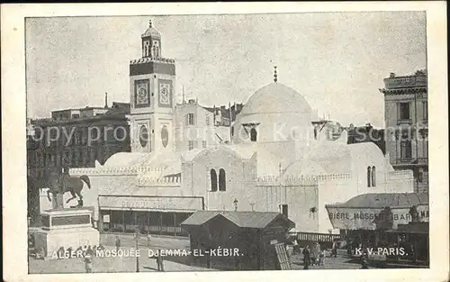 Alger Algerien Mosquee Djemaa El Kebir Monument / Algier Algerien /