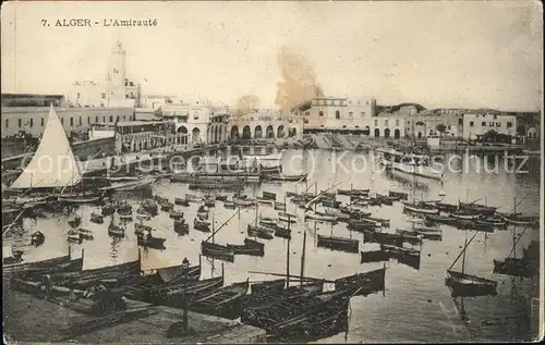 Alger Algerien L'Amiraute Port bateaux / Algier Algerien /