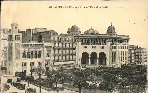Alger Algerien Boulevard Laferriere et la Grande Poste / Algier Algerien /