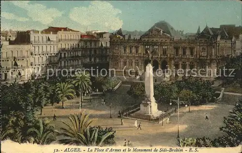 Alger Algerien Place d'Armes et Monument de Sidi Brahim / Algier Algerien /