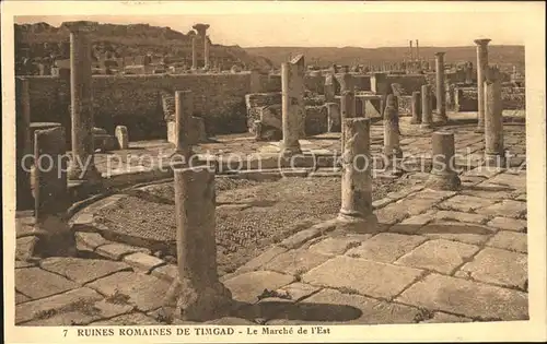 Timgad Ruines Romaines Marche de l Est Kat. Algerien