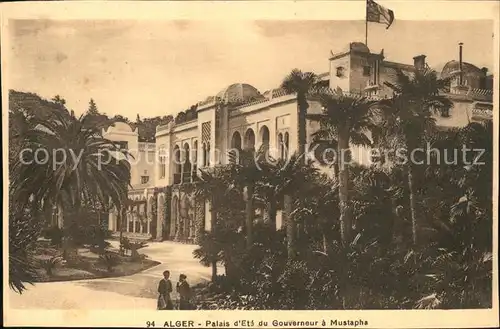 Alger Algerien Palais d'Ete du Gouverneur a Mustapha / Algier Algerien /