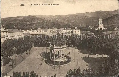 Blida Algerien Place d Armes Pavillon Kat. Algerien