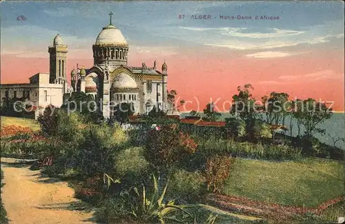 Alger Algerien Notre Dame d'Afrique / Algier Algerien /
