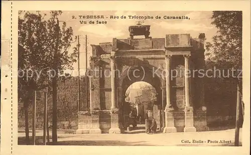 Tebessa Arc de Triomphe de Caracalla Kat. Algerien