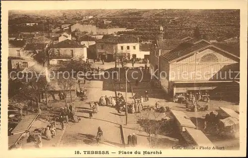 Tebessa Place du Marche Kat. Algerien