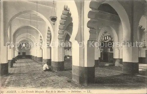 Alger Algerien La Grande Mosquee Rue de la Marine / Algier Algerien /