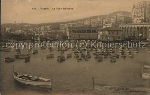 Alger Algerien Le Sport Nautique Port / Algier Algerien /