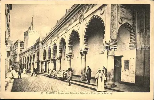 Alger Algerien Mosquee Djemaa Djedid Rue de la Marine / Algier Algerien /