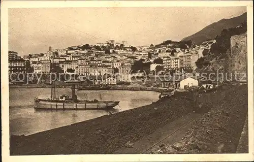 Bougie Vue du Port Bateau Fetes du Centenaire en 1930 Kat. Algerien