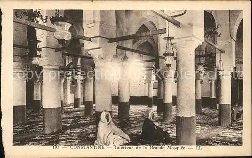 Constantine Interieur de la Grande Mosquee Kat. Algerien