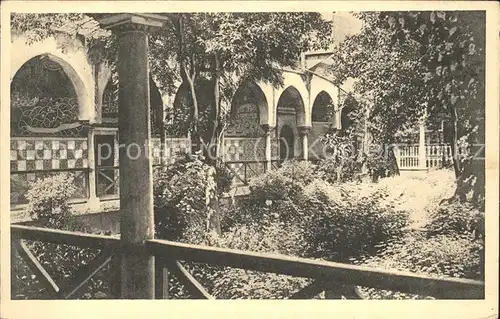 Constantine Jardin dans l ancien Palais du bey Fetes du Centenaire en 1930 Kat. Algerien