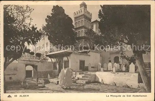 Alger Algerien Mosquee de Sidi Abderhaman / Algier Algerien /