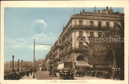 Alger Algerien Boulevard de la Republique / Algier Algerien /