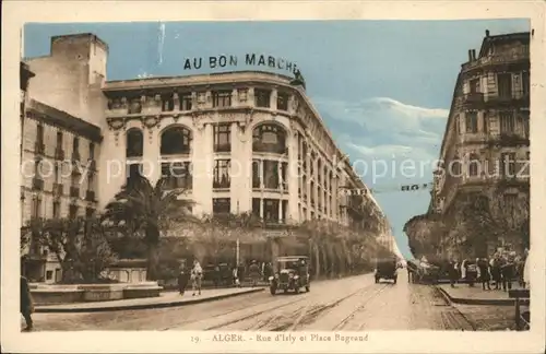 Alger Algerien Rue d'Isly et Rue Bugeaud / Algier Algerien /