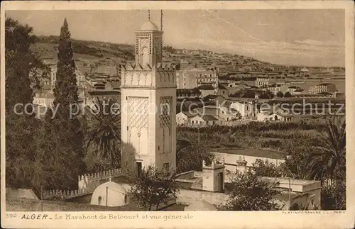 Alger Algerien Le Marabout de Belcourt vue generale / Algier Algerien /