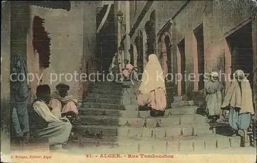 Alger Algerien Rue Tombouctou / Algier Algerien /