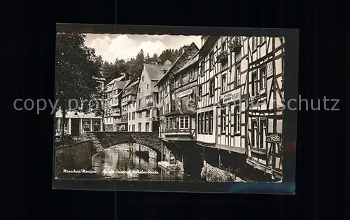 Monschau Montjoie Friedrich Wilhelm Bruecke Kat. Monschau