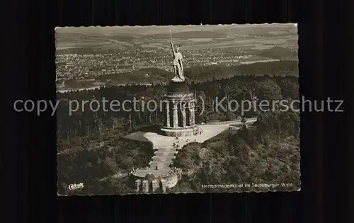 dg23341 Teutoburgerwald Fliegeraufnahme Hermmansdenkmal Kategorie. Detmold Alte Ansichtskarten