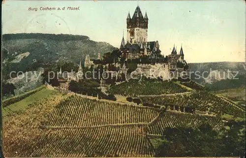 Cochem Mosel Burg Kat. Cochem