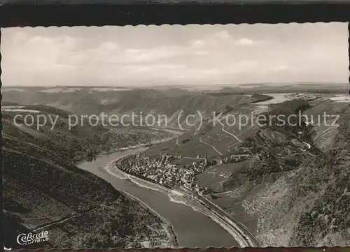 Cochem Mosel Moselpanorama Fliegeraufnahme Kat. Cochem