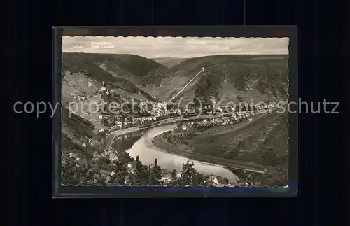 Cochem Mosel Moselpanorama mit Burg von Sehler Huette gesehen Kat. Cochem