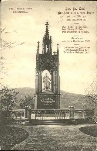 Bad Nassau Lahn Stein Denkmal